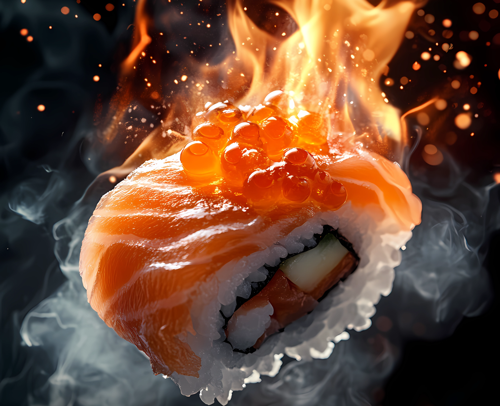 Fresh burger served at PFD Cafeteria Luma showcasing our delicious food offerings